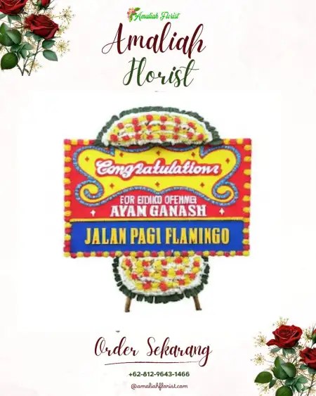 Sewa Papan Bunga Akesai